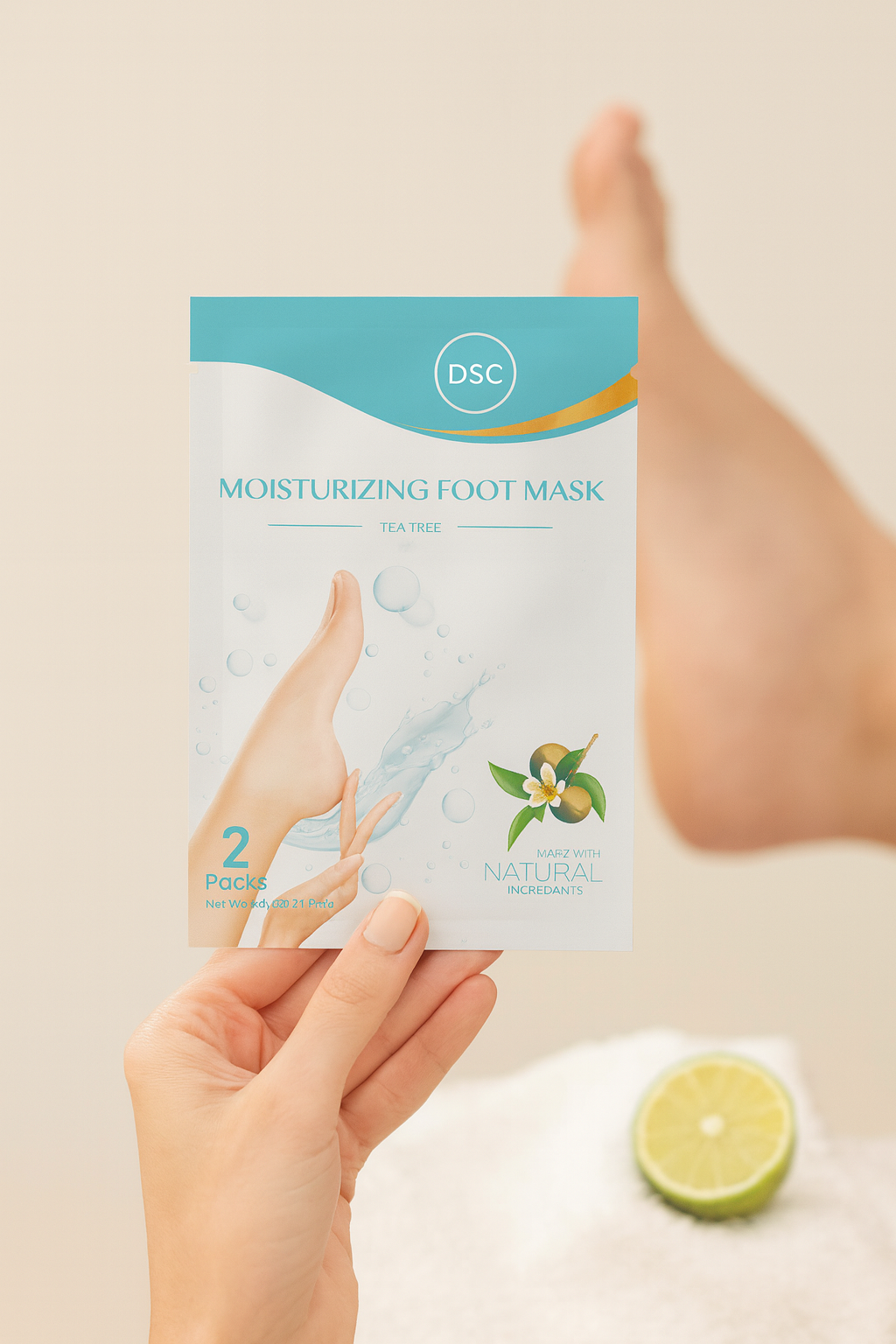 DSC Moisturizing Foot Mask (2 Pack)