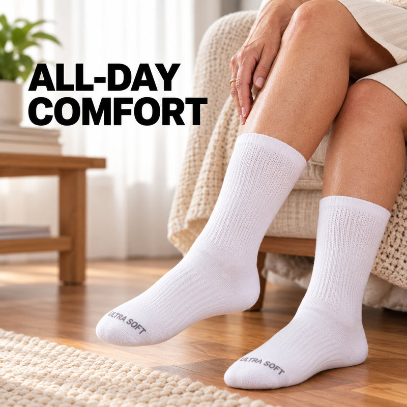 Women's Ultra-Soft Diabetic Socks (Upper Calf)