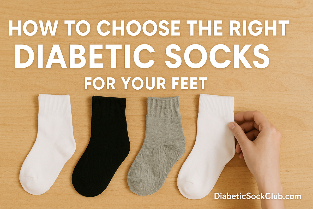 How to Choose the Right Diabetic Socks for Your Feet - DiabeticSockClub.com