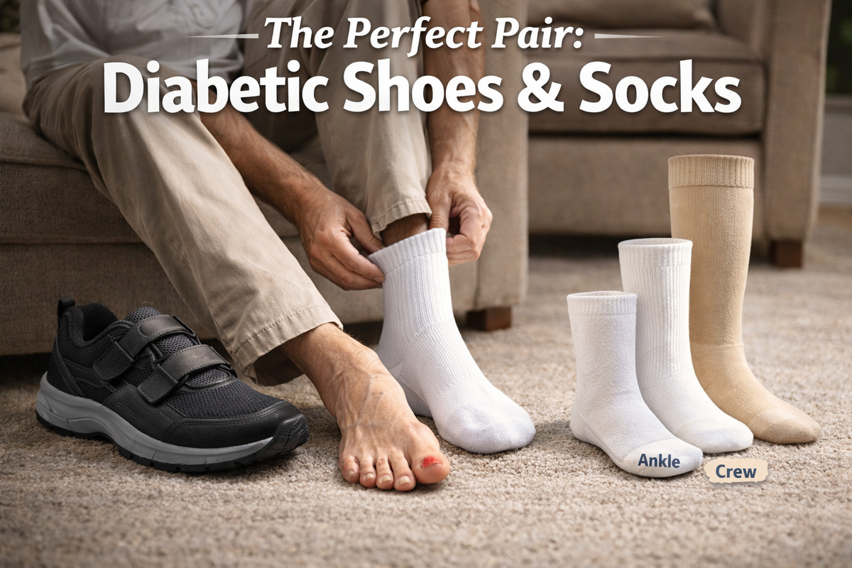 The Best Socks to Wear With Diabetic Shoes: A Guide to Safer Footwear Pairings
