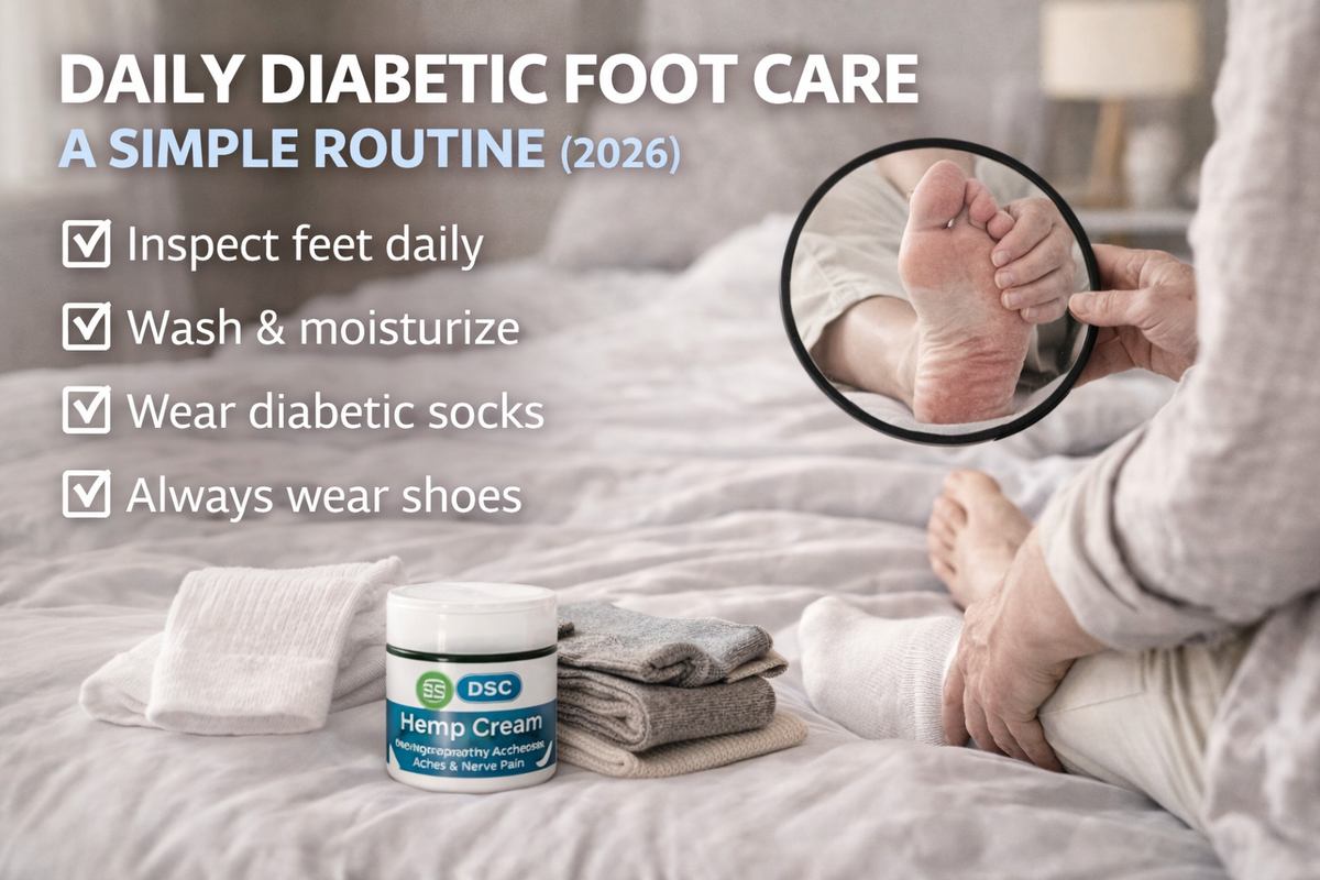 Diabetic Foot Care Routine: A Simple Daily Checklist (2026)