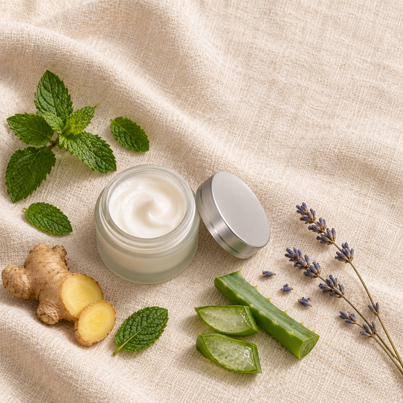 Botanical ingredients for foot care