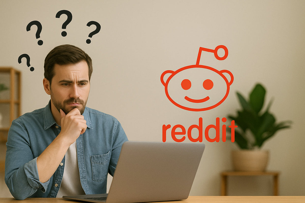 person looking for questions and answers on reddit