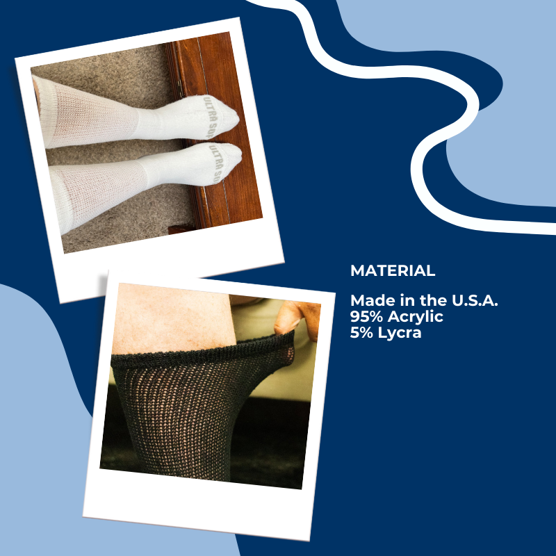 Women's Diabetic Socks — Made in USA packaging