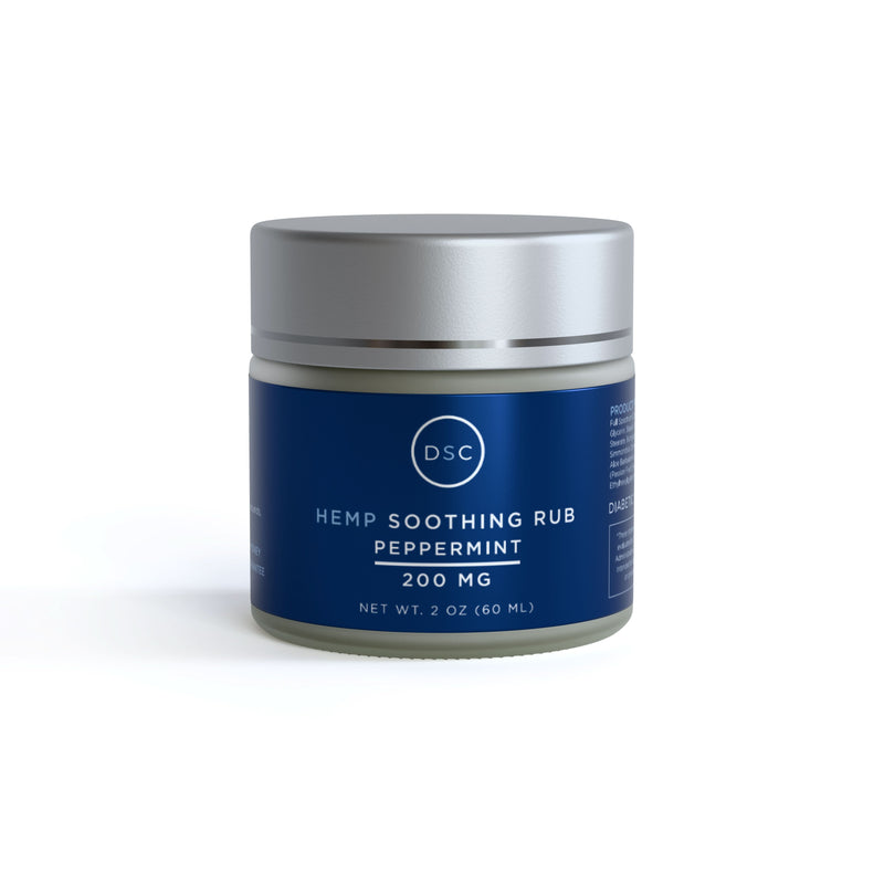 DSC Cooling Peppermint Hemp Cream, made in the USA