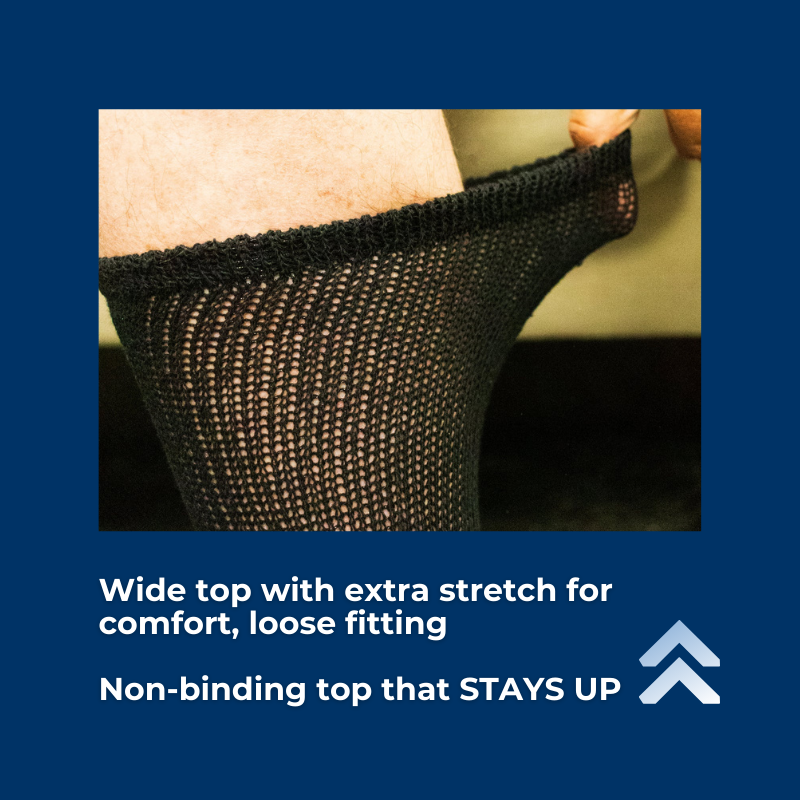Women's Diabetic Socks — Made in USA packaging