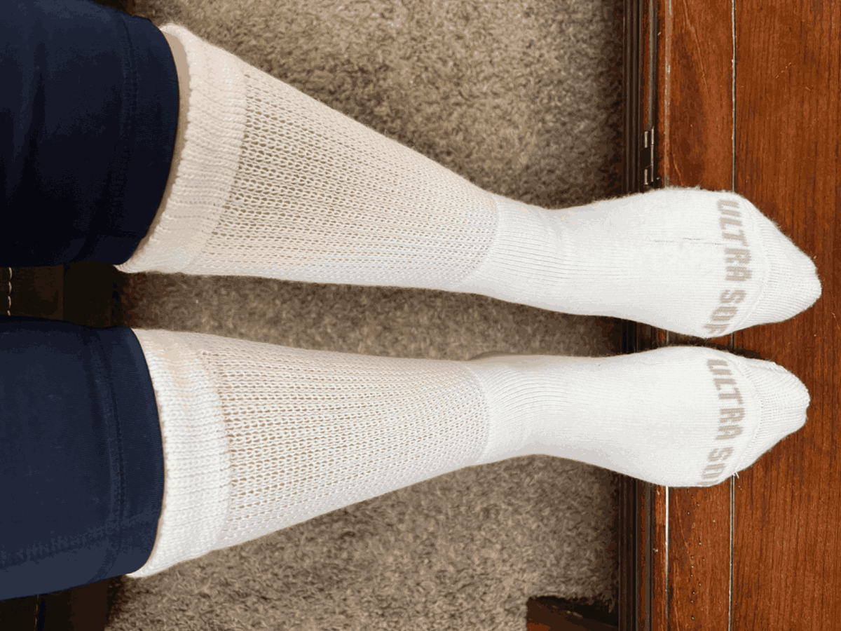 Ultra-Soft Upper Calf Diabetic Socks