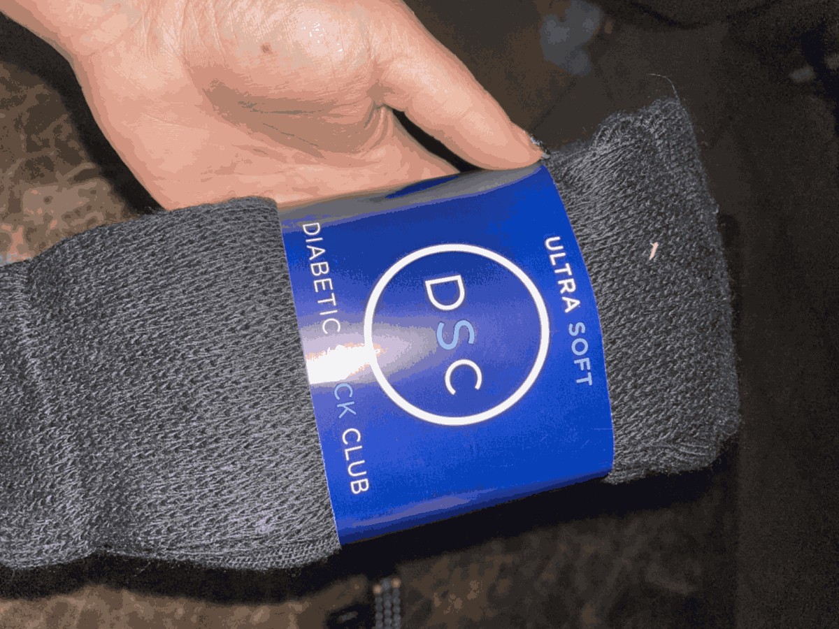 Ultra-Soft Upper Calf Diabetic Socks