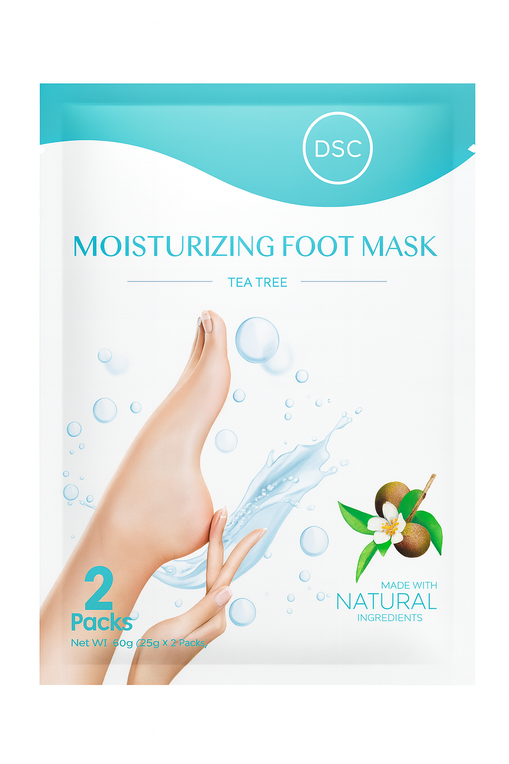 DSC Moisturizing Foot Mask (2 Pack)