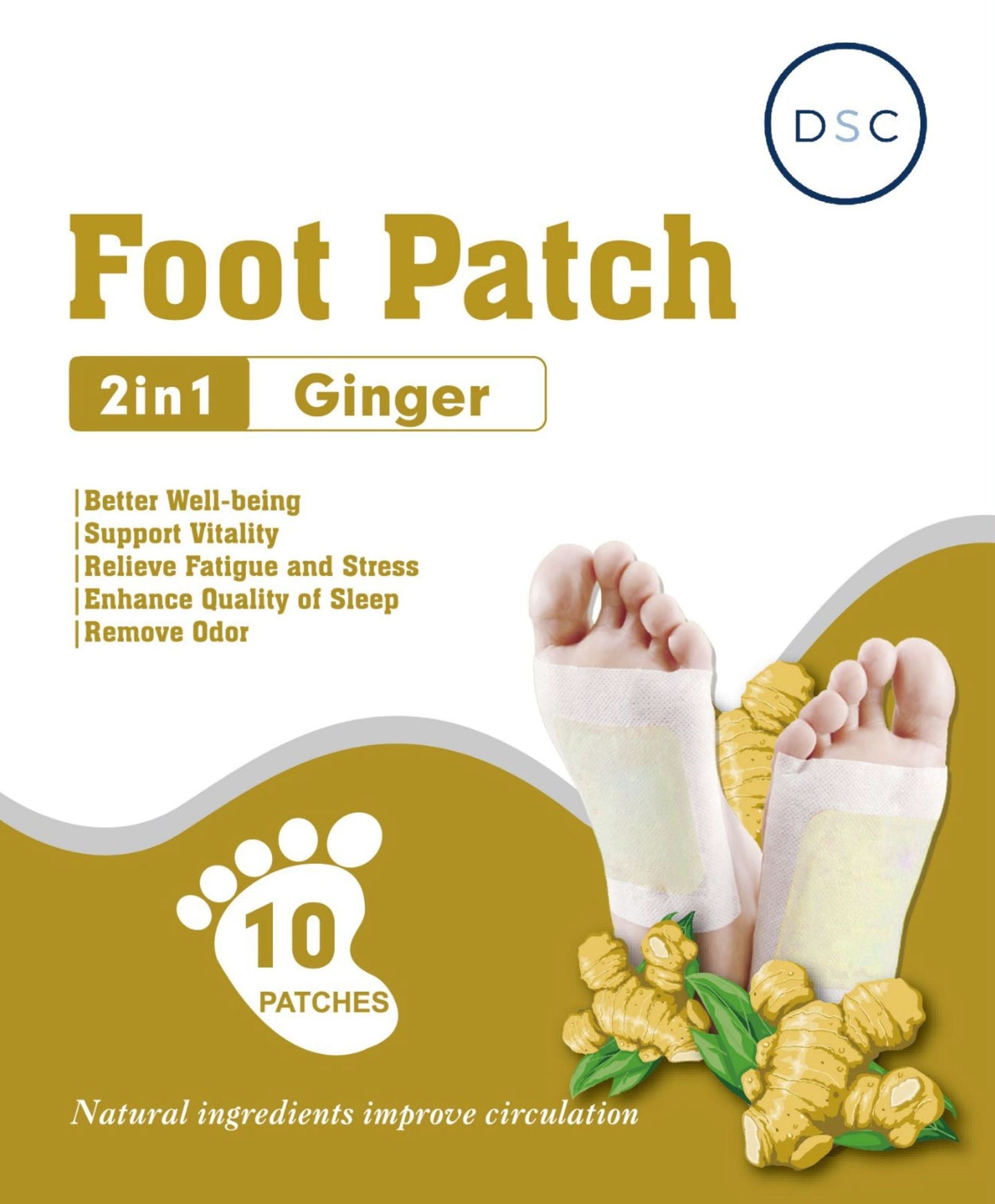 DSC Foot Patches (Qty. 10)