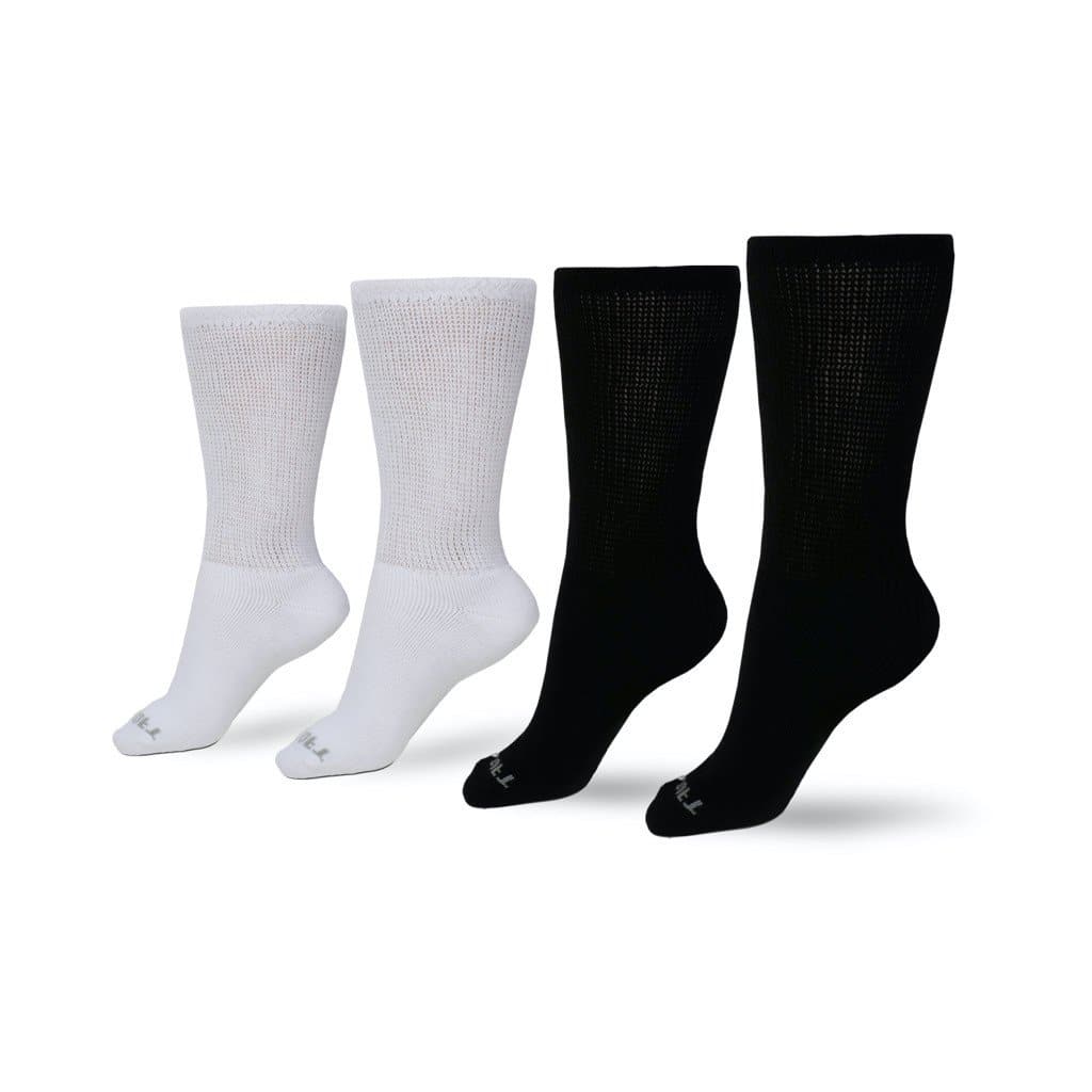 Women's Ultra-Soft Upper Calf Diabetic Socks 4 Pair Pack