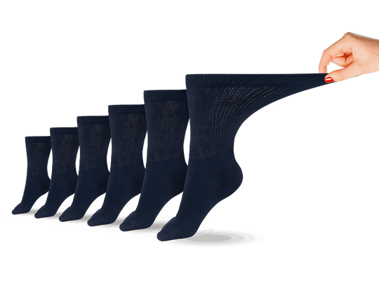 Women's Diabetic Crew Socks — Made in USA product packaging