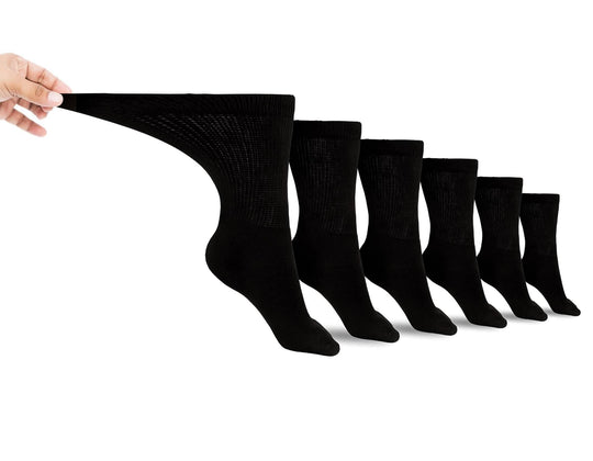 Men's Diabetic Crew Socks packaging - Made in USA