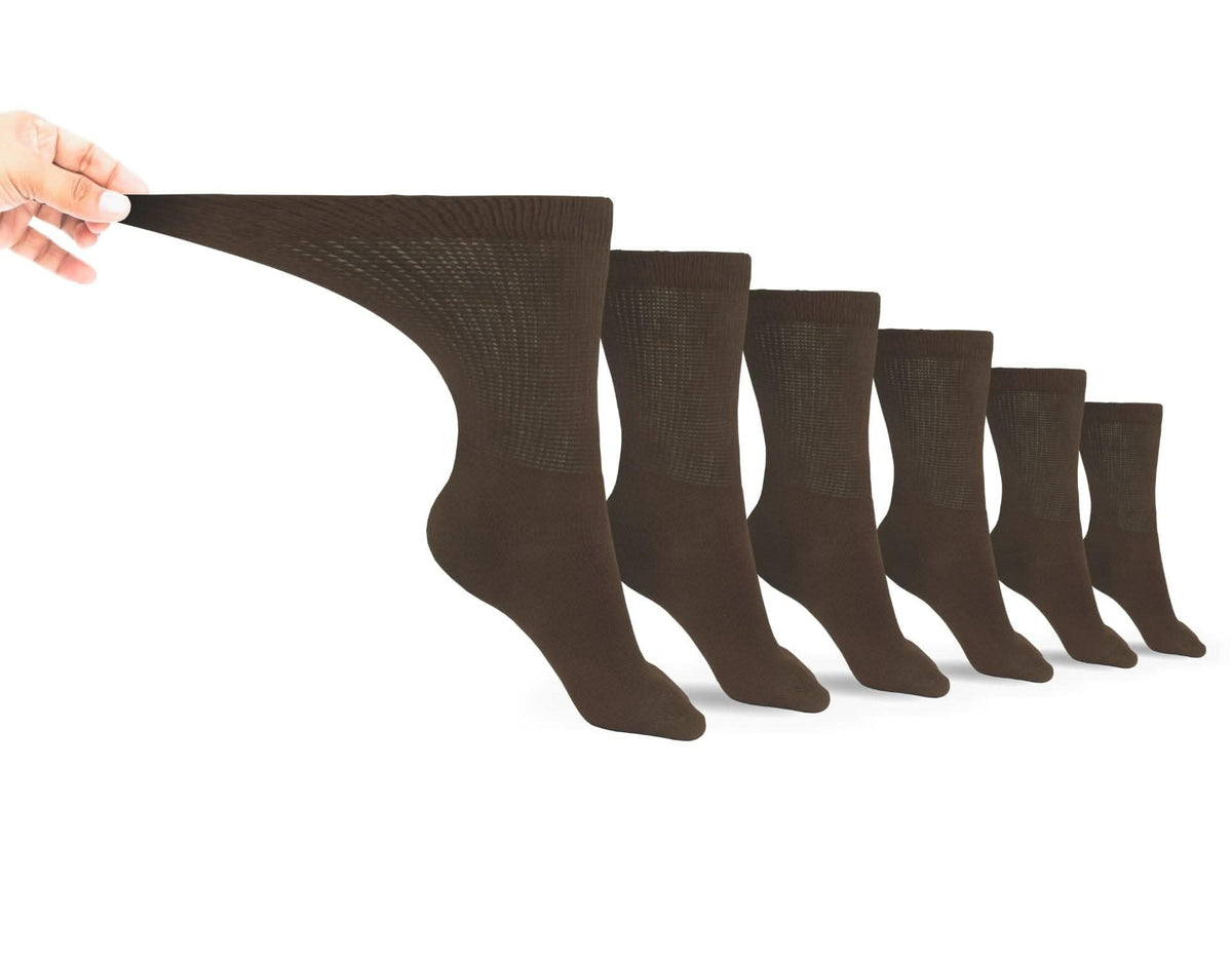 Men's Diabetic Crew Socks — Made in USA product packaging